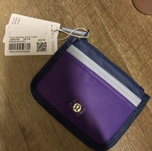 Lululemon Athletica Purple and Blue Card Case